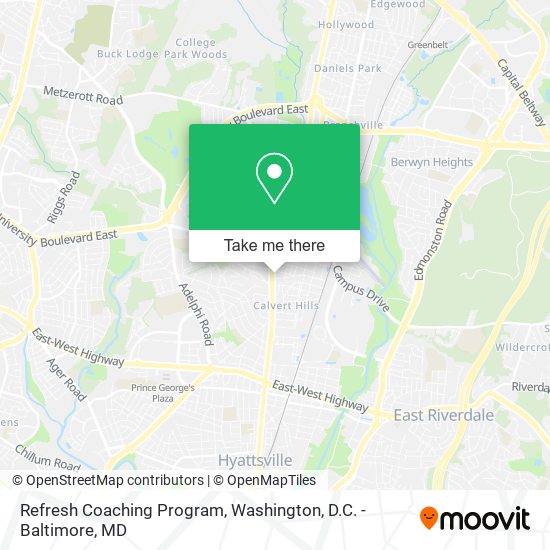 Refresh Coaching Program map