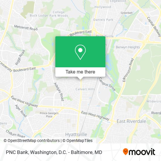 PNC Bank map
