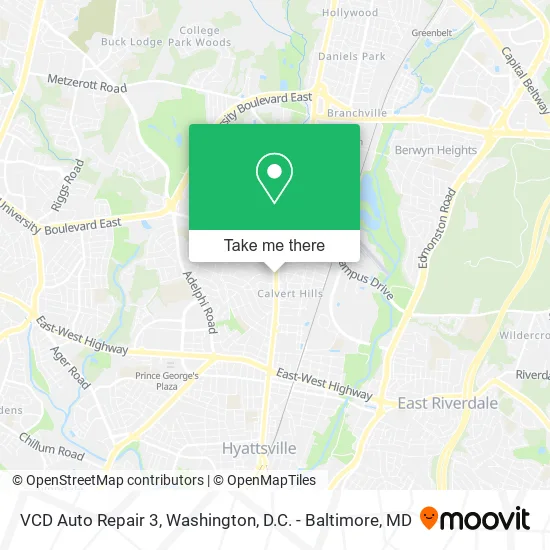 VCD Auto Repair 3 map