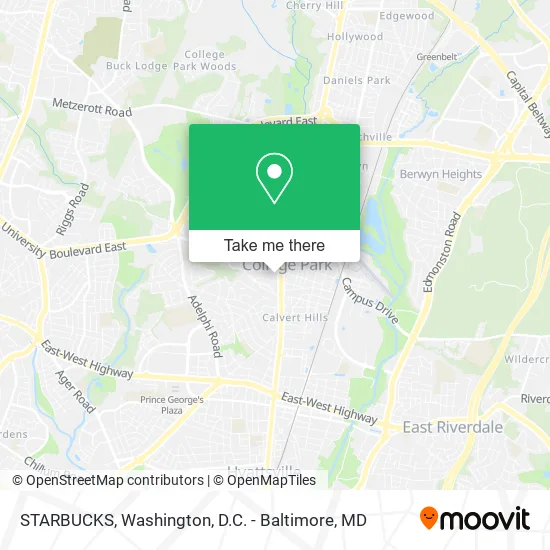 STARBUCKS map