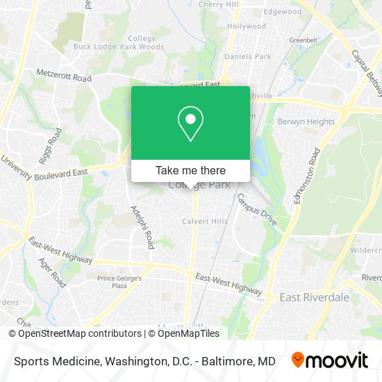Mapa de Sports Medicine