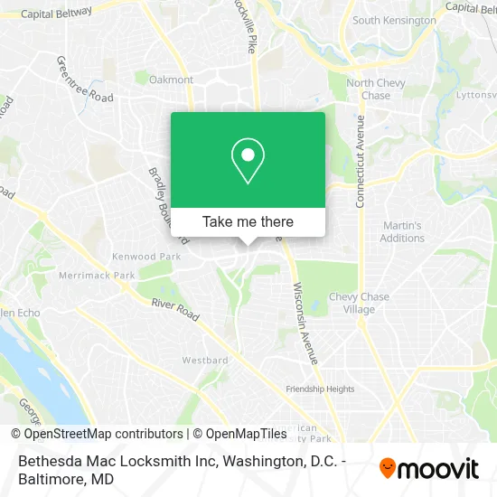 Bethesda Mac Locksmith Inc map