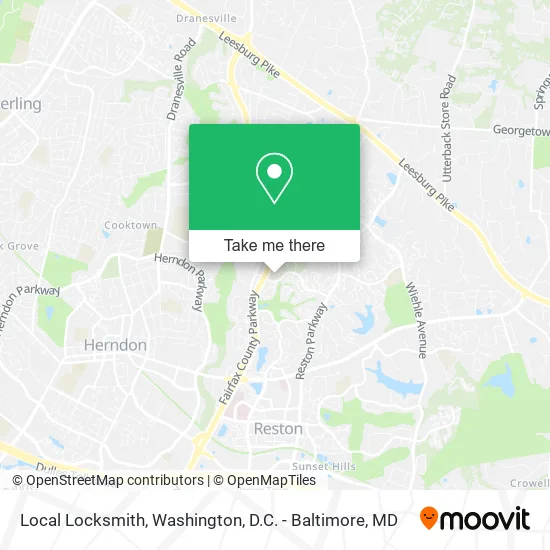 Local Locksmith map