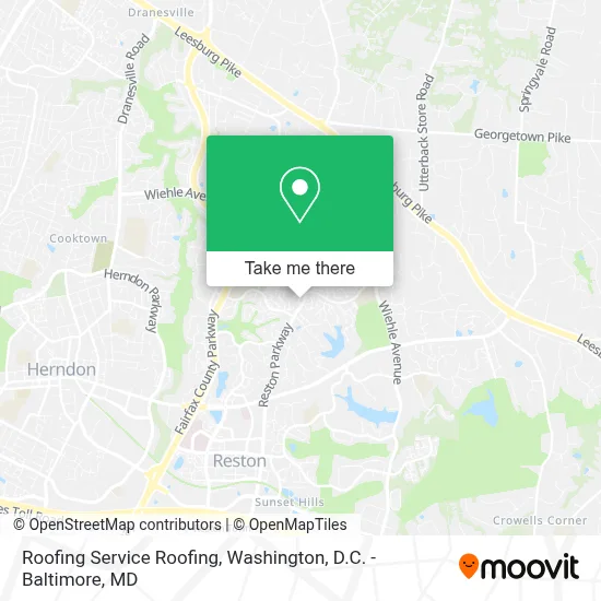 Roofing Service Roofing map