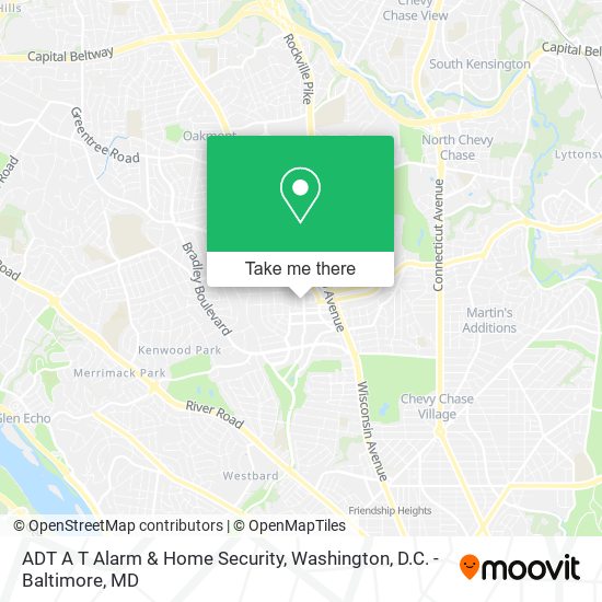 ADT A T Alarm & Home Security map