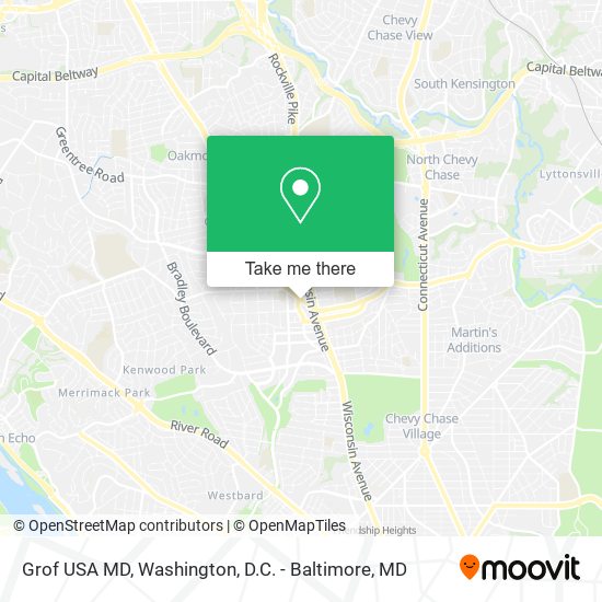 Grof USA MD map