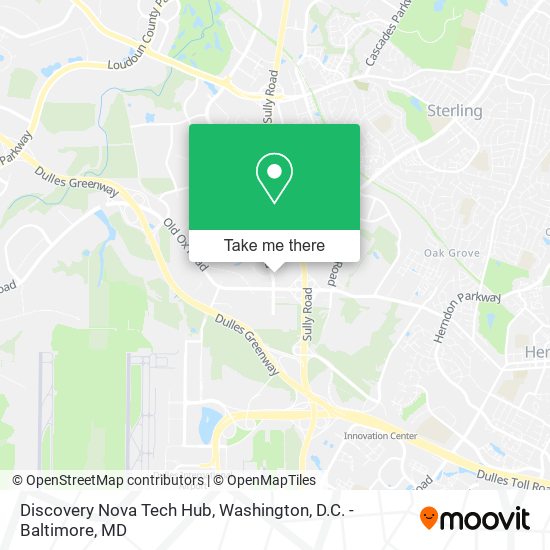 Discovery Nova Tech Hub map
