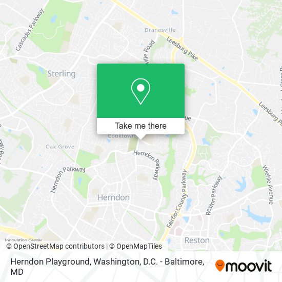 Mapa de Herndon Playground