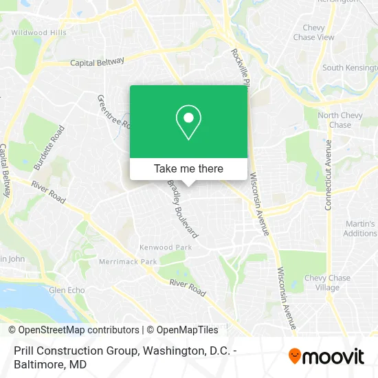 Prill Construction Group map