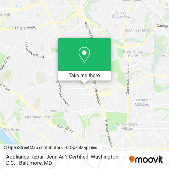 Appliance Repair Jenn Air? Certified map