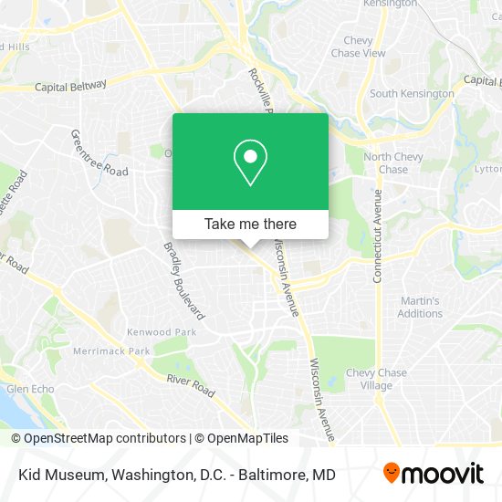 Kid Museum map
