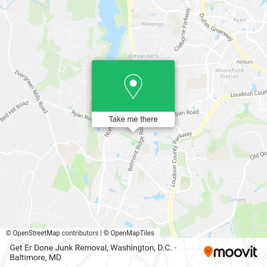 Get Er Done Junk Removal map