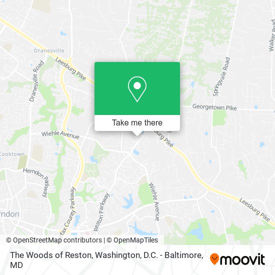 Mapa de The Woods of Reston