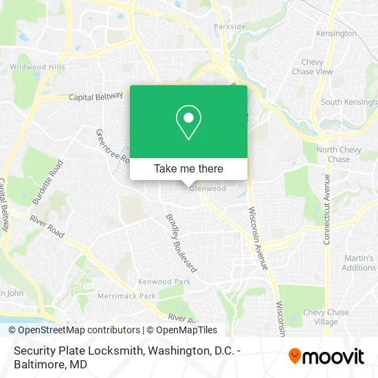 Security Plate Locksmith map