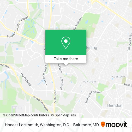 Honest Locksmith map