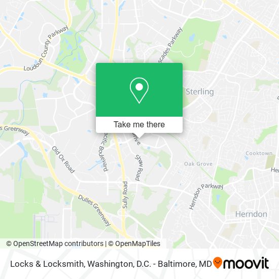 Locks & Locksmith map