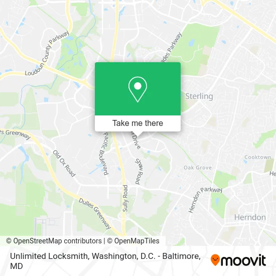 Unlimited Locksmith map