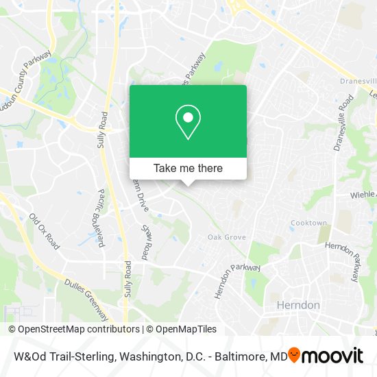 W&Od Trail-Sterling map