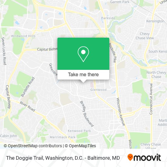 Mapa de The Doggie Trail