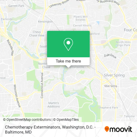 Chemotherapy Exterminators map