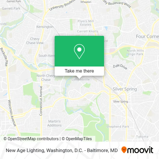 New Age Lighting map