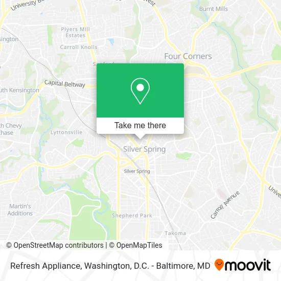 Refresh Appliance map