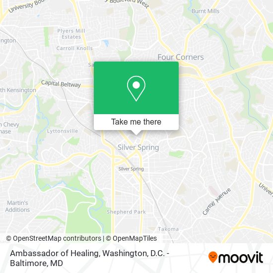 Ambassador of Healing map
