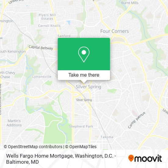 Wells Fargo Home Mortgage map