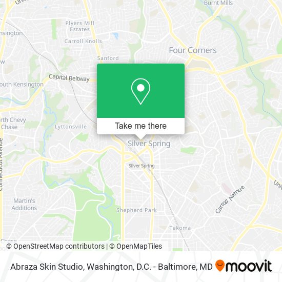 Abraza Skin Studio map
