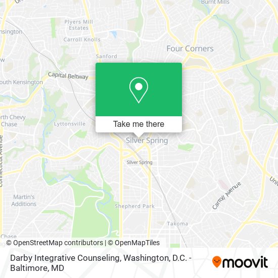Darby Integrative Counseling map