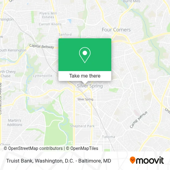 Truist Bank map