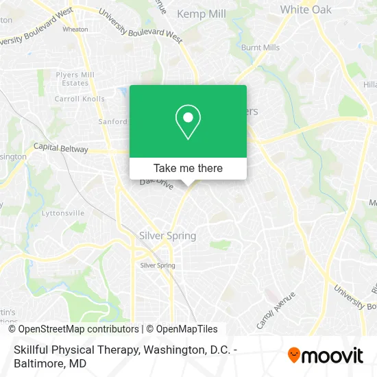 Skillful Physical Therapy map