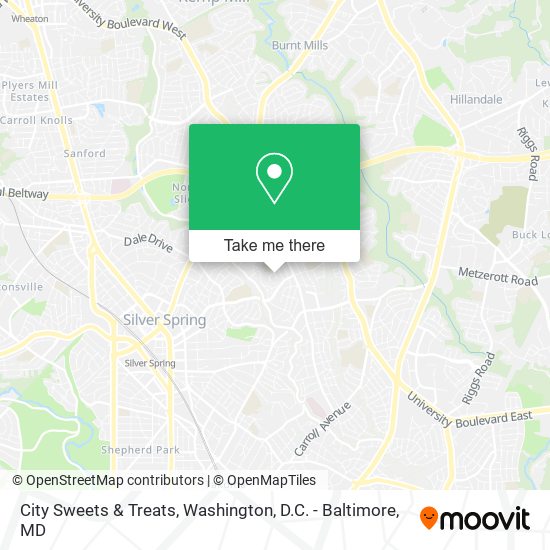 Mapa de City Sweets & Treats
