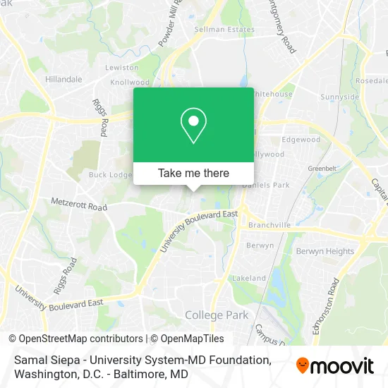 Samal Siepa - University System-MD Foundation map