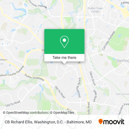 CB Richard Ellis map