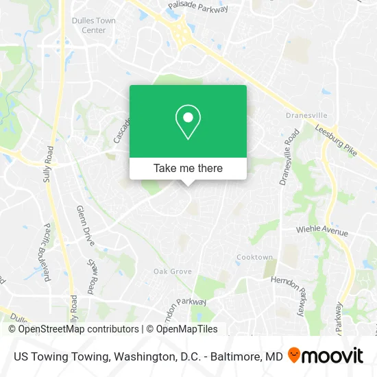 US Towing Towing map