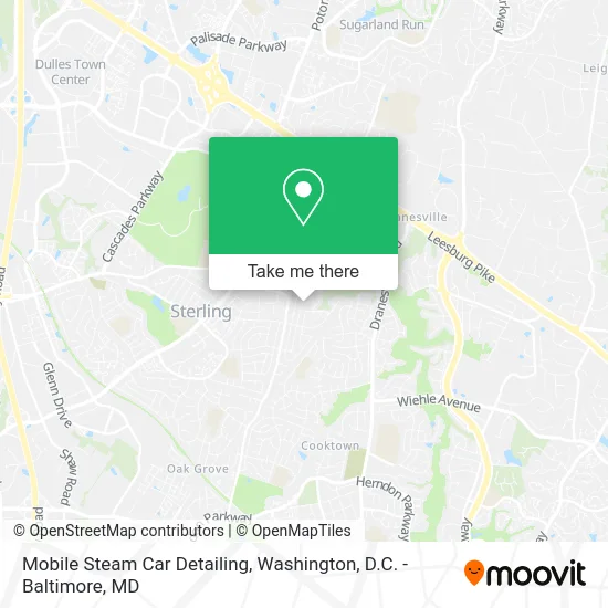 Mobile Steam Car Detailing map