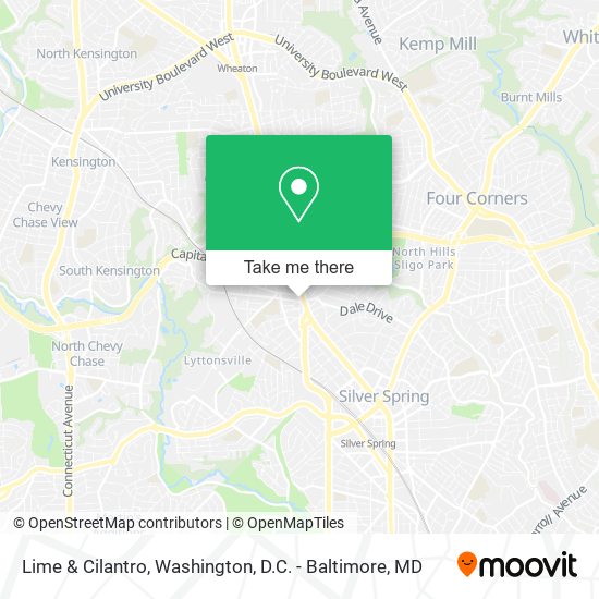 Lime & Cilantro map