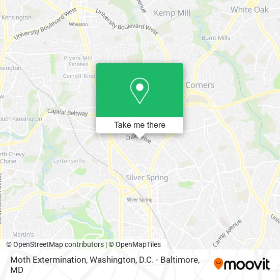 Moth Extermination map