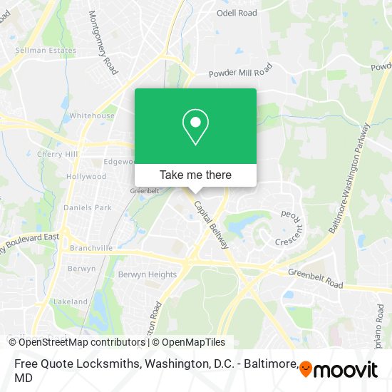 Free Quote Locksmiths map