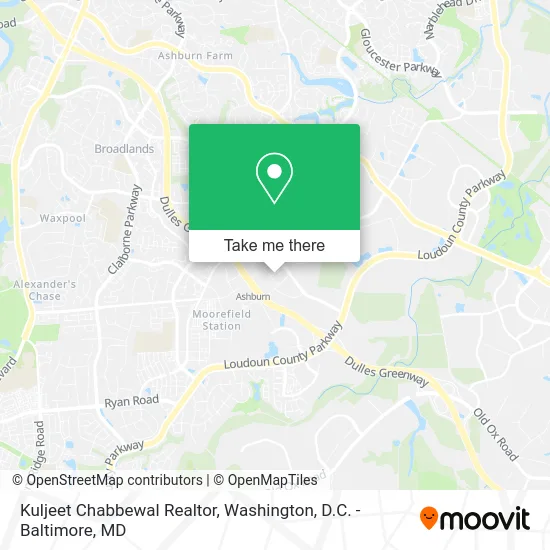 Kuljeet Chabbewal Realtor map
