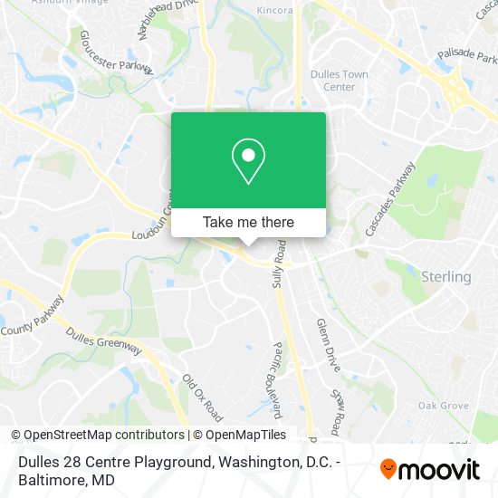 Mapa de Dulles 28 Centre Playground