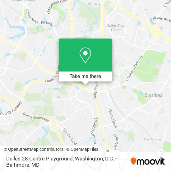 Dulles 28 Centre Playground map