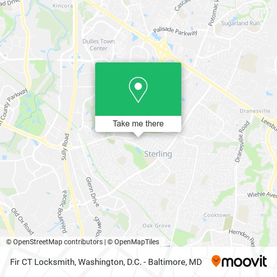 Fir CT Locksmith map