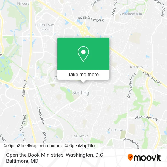 Open the Book Ministries map