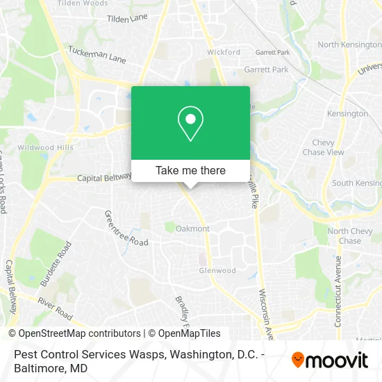 Pest Control Services Wasps map
