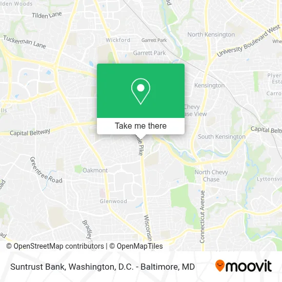 Suntrust Bank map