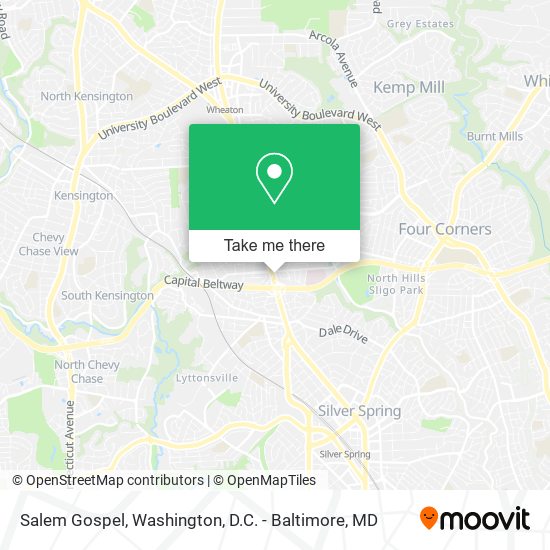 Salem Gospel map