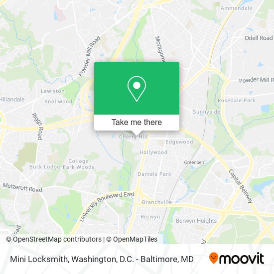 Mini Locksmith map