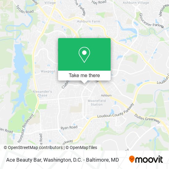Mapa de Ace Beauty Bar